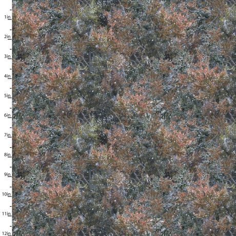 Under the Moonlight Snowy Forest - Pine Scrub Texture
