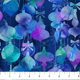 Midwinter Magic Winter Collection - Bauble Ornaments - Dk Blue