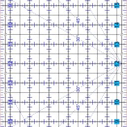 Erie Quilt Art Quilting Rulers - 6.5" x 24"