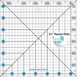 Erie Quilt Art Quilting Rulers - 6.5" x 6.5"