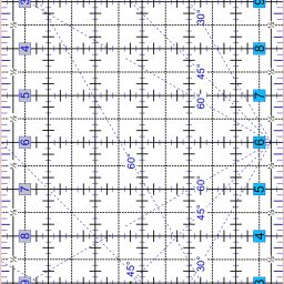 Erie Quilt Art Quilting Rulers - 6" x 12"