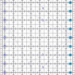 Erie Quilt Art Quilting Rulers - 8.5" x 24"