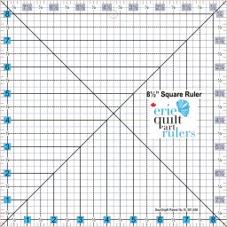 Erie Quilt Art Quilting Rulers - 8.5" x 8.5"