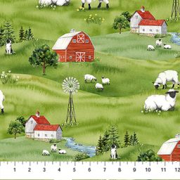 Counting Sheep Baby Farm Collection - Scenic Feature Print