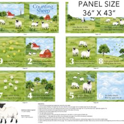 Counting Sheep Baby Farm Collection - Book Panel
